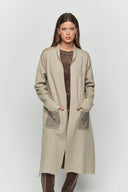 Veste Interieur Mi Long Avec Poche