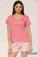 Pyjama Court Flamingo - Claudel