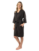 Dressing gown with pocket