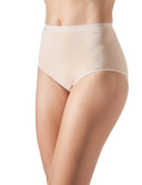 White cotton high-waisted panties