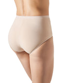 White cotton high-waisted panties