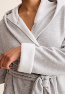 Peignoir Long Cosy Fleurt Avec Capuchon