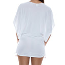 Couvre Maillot South Beach - Luli Fama White2