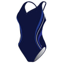 Maillot natation V-neck sway splice