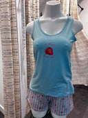 Boutique Canicule_Pyjama Boxer Fraise - Nasri