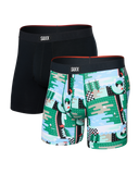 2-PACK Boxer Vibe Xtra Soft "Noir/Golf" – SAXX